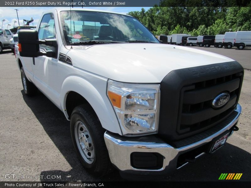Oxford White / Steel 2012 Ford F250 Super Duty XL Regular Cab