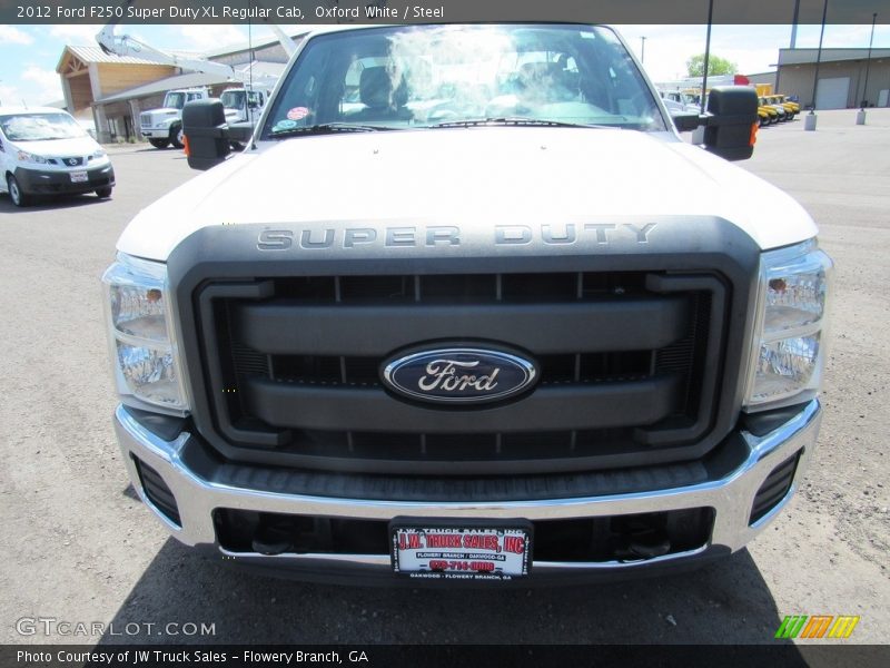 Oxford White / Steel 2012 Ford F250 Super Duty XL Regular Cab