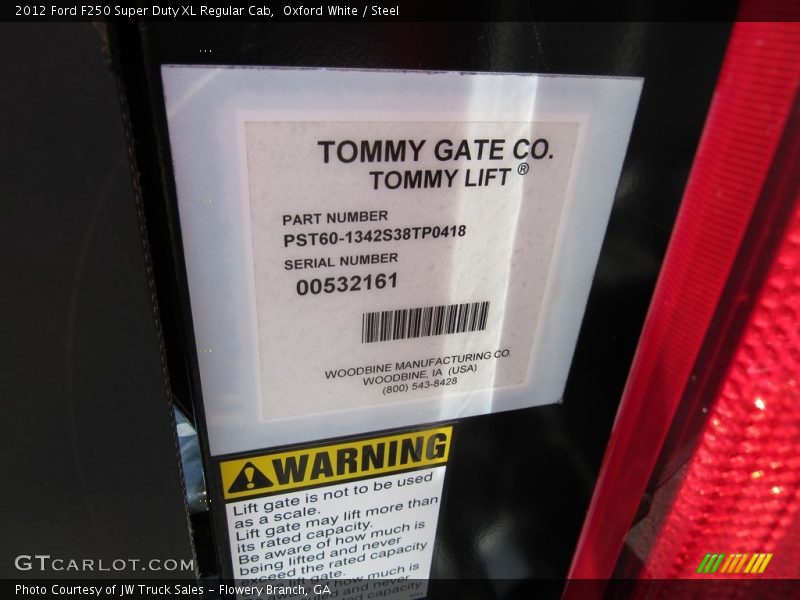 Oxford White / Steel 2012 Ford F250 Super Duty XL Regular Cab