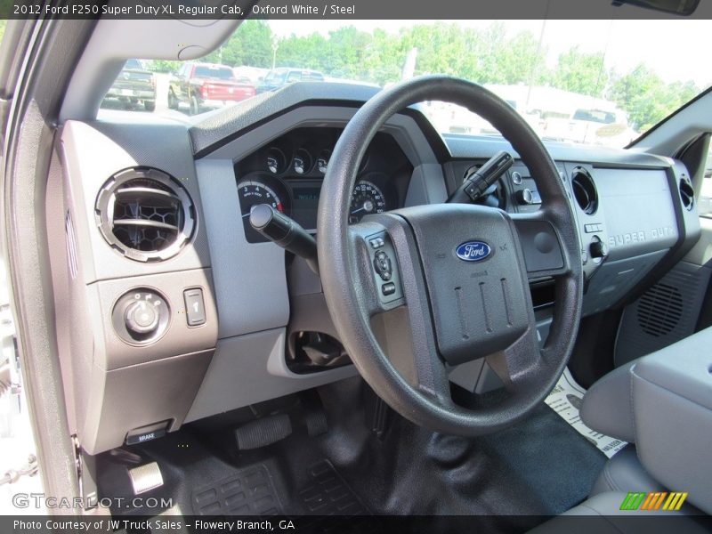Oxford White / Steel 2012 Ford F250 Super Duty XL Regular Cab