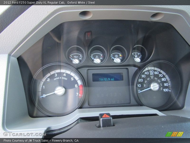 Oxford White / Steel 2012 Ford F250 Super Duty XL Regular Cab