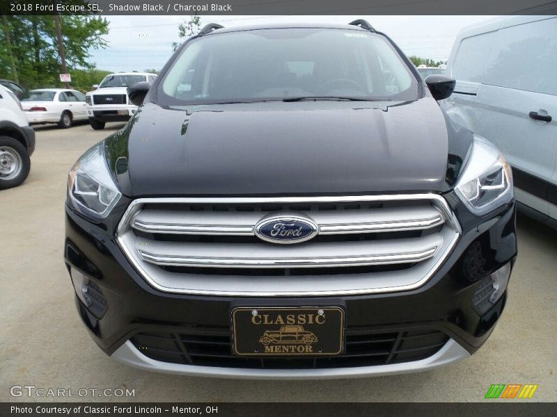 Shadow Black / Charcoal Black 2018 Ford Escape SEL