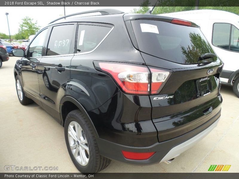 Shadow Black / Charcoal Black 2018 Ford Escape SEL