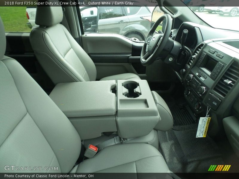 Oxford White / Earth Gray 2018 Ford F350 Super Duty XL Crew Cab 4x4
