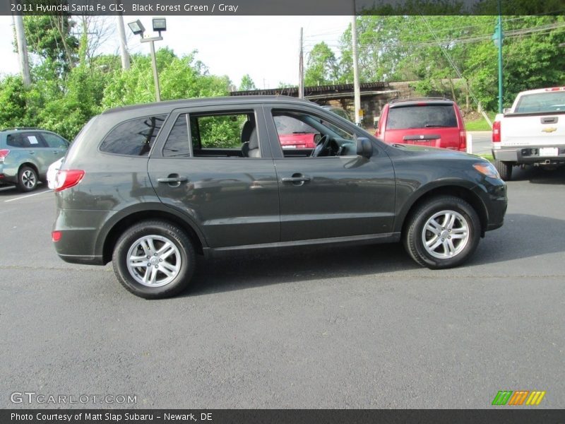 Black Forest Green / Gray 2011 Hyundai Santa Fe GLS
