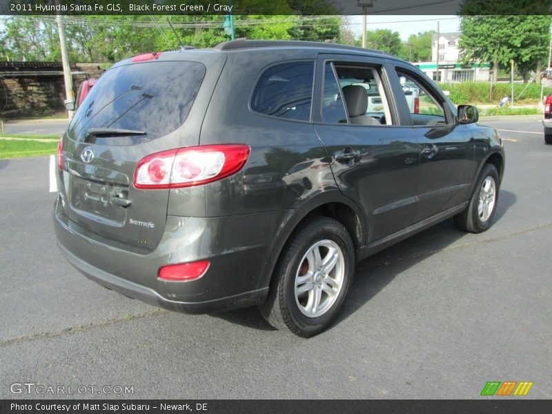 Black Forest Green / Gray 2011 Hyundai Santa Fe GLS
