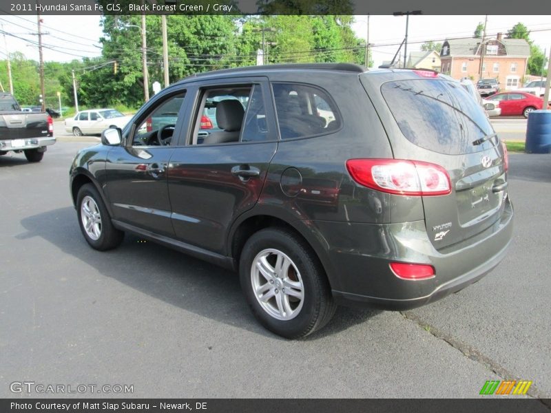 Black Forest Green / Gray 2011 Hyundai Santa Fe GLS