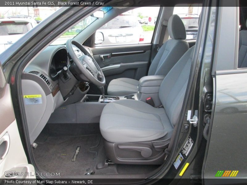 Black Forest Green / Gray 2011 Hyundai Santa Fe GLS