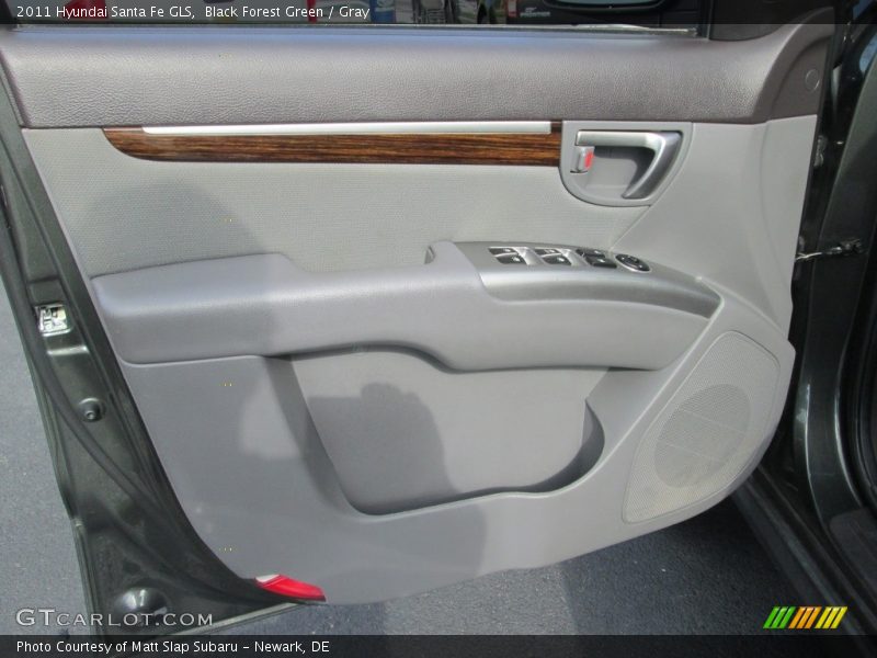 Black Forest Green / Gray 2011 Hyundai Santa Fe GLS