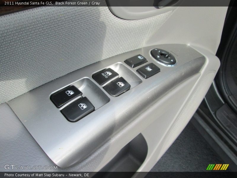 Black Forest Green / Gray 2011 Hyundai Santa Fe GLS