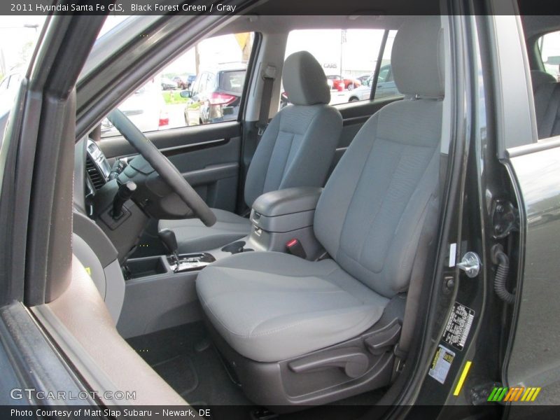 Black Forest Green / Gray 2011 Hyundai Santa Fe GLS