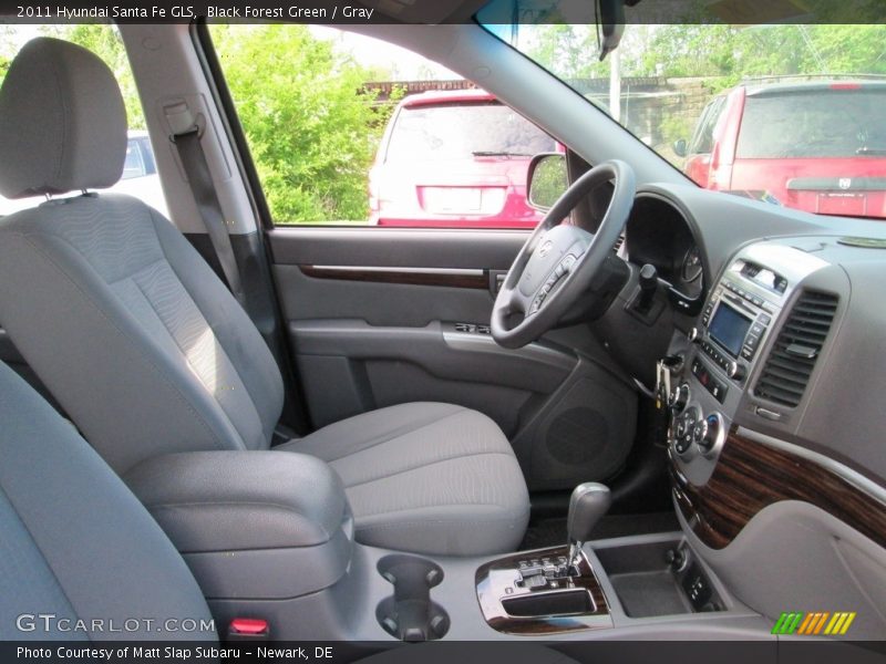Black Forest Green / Gray 2011 Hyundai Santa Fe GLS
