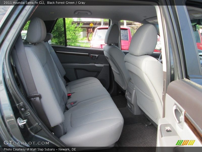 Black Forest Green / Gray 2011 Hyundai Santa Fe GLS