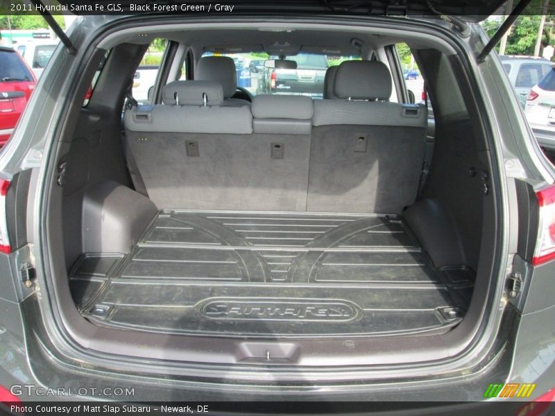 Black Forest Green / Gray 2011 Hyundai Santa Fe GLS
