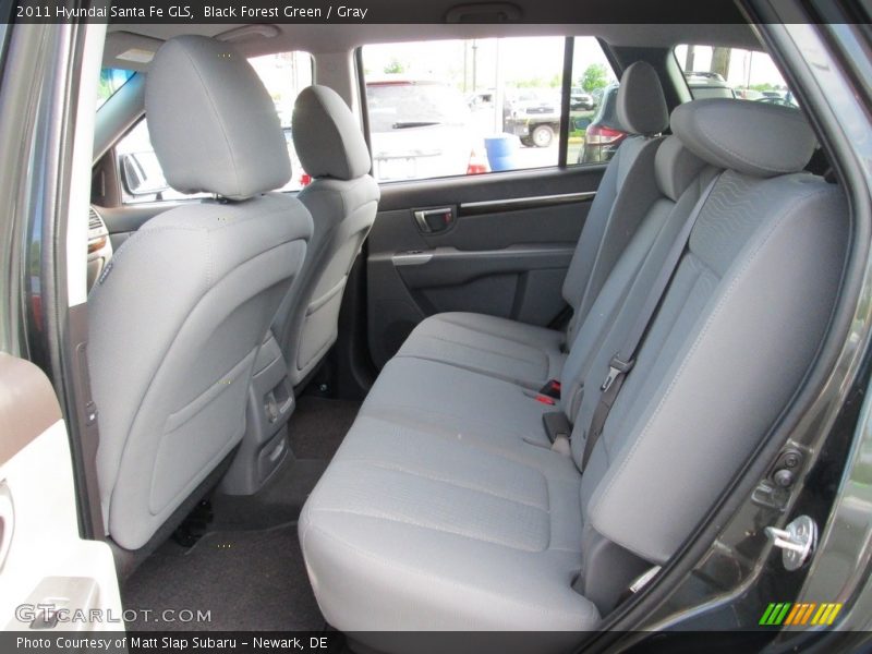 Black Forest Green / Gray 2011 Hyundai Santa Fe GLS