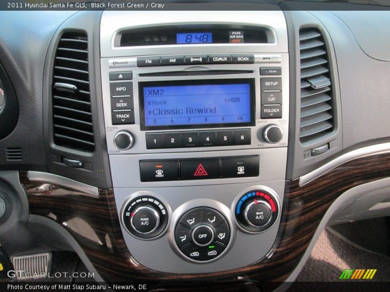 Black Forest Green / Gray 2011 Hyundai Santa Fe GLS