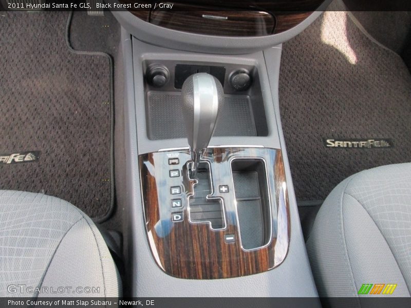 Black Forest Green / Gray 2011 Hyundai Santa Fe GLS