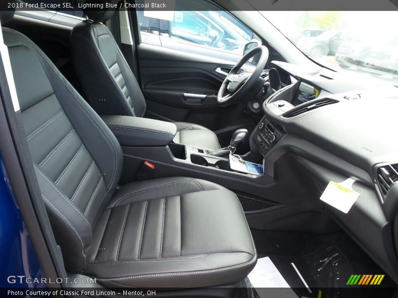 Lightning Blue / Charcoal Black 2018 Ford Escape SEL