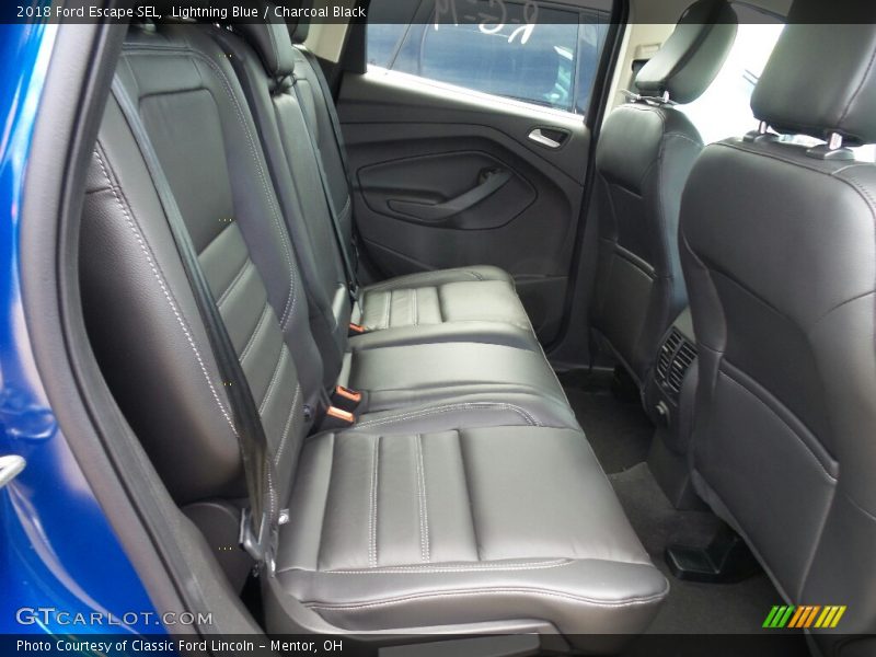 Lightning Blue / Charcoal Black 2018 Ford Escape SEL