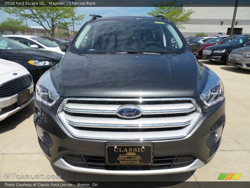 Magnetic / Charcoal Black 2018 Ford Escape SEL