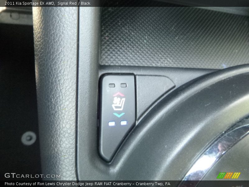 Signal Red / Black 2011 Kia Sportage EX AWD