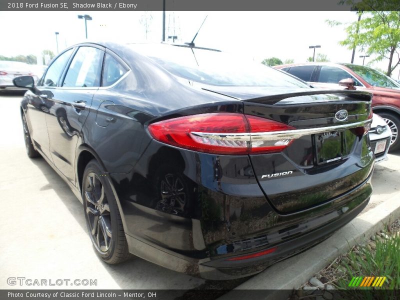 Shadow Black / Ebony 2018 Ford Fusion SE