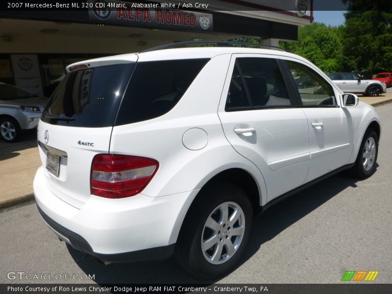 Alabaster White / Ash Grey 2007 Mercedes-Benz ML 320 CDI 4Matic