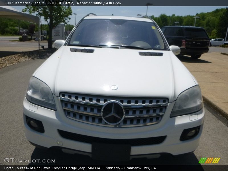 Alabaster White / Ash Grey 2007 Mercedes-Benz ML 320 CDI 4Matic