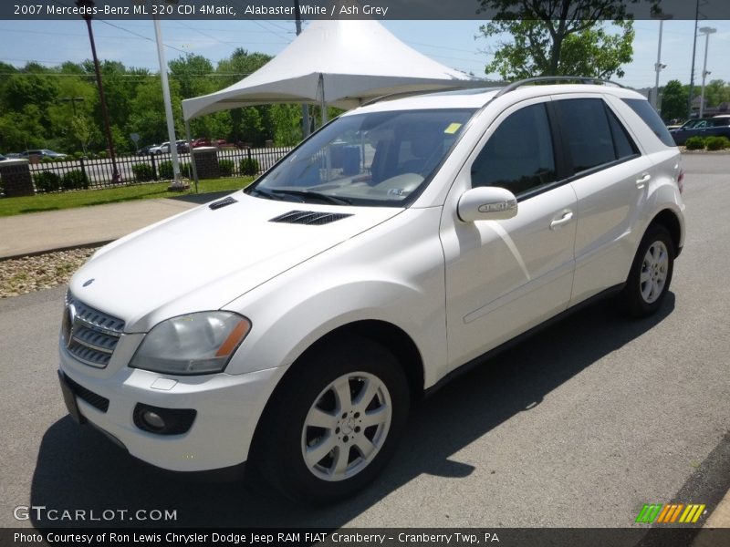 Alabaster White / Ash Grey 2007 Mercedes-Benz ML 320 CDI 4Matic