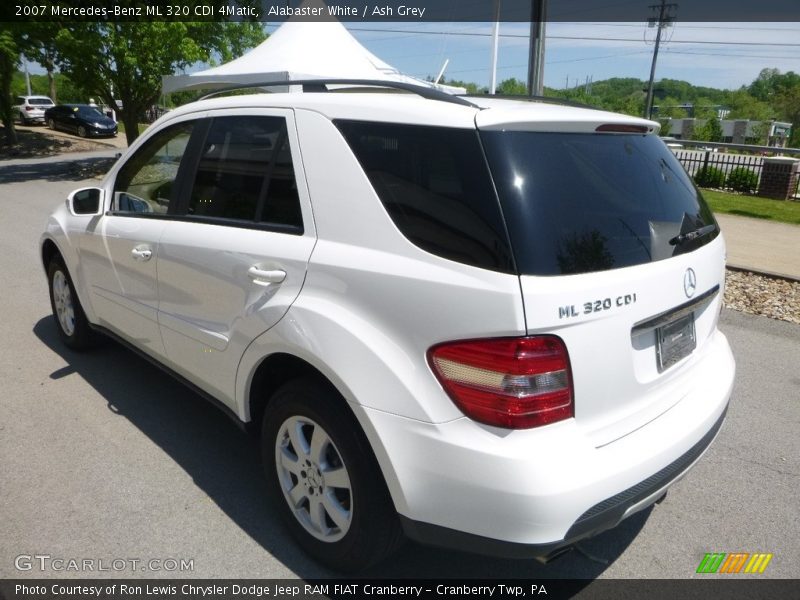 Alabaster White / Ash Grey 2007 Mercedes-Benz ML 320 CDI 4Matic