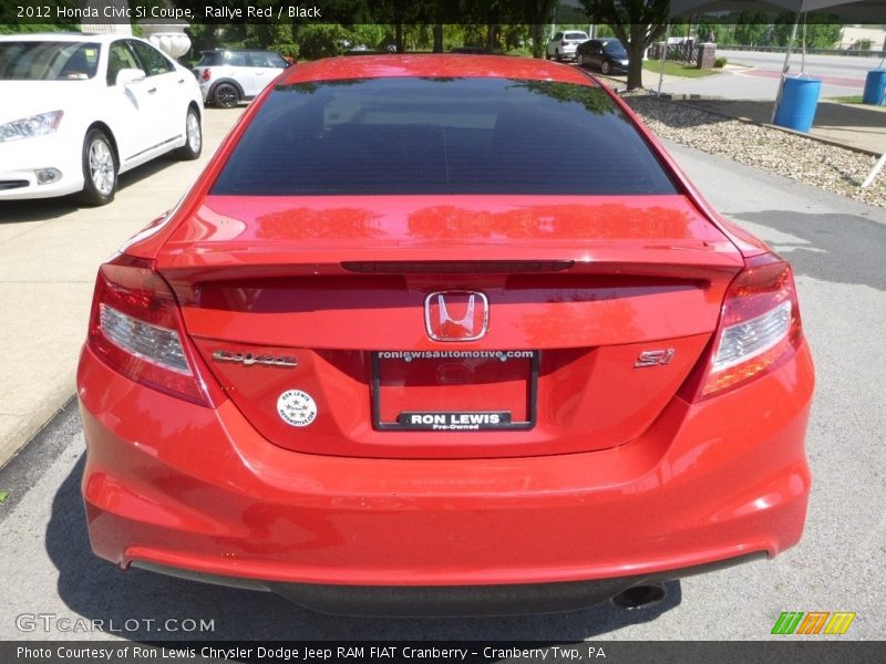 Rallye Red / Black 2012 Honda Civic Si Coupe