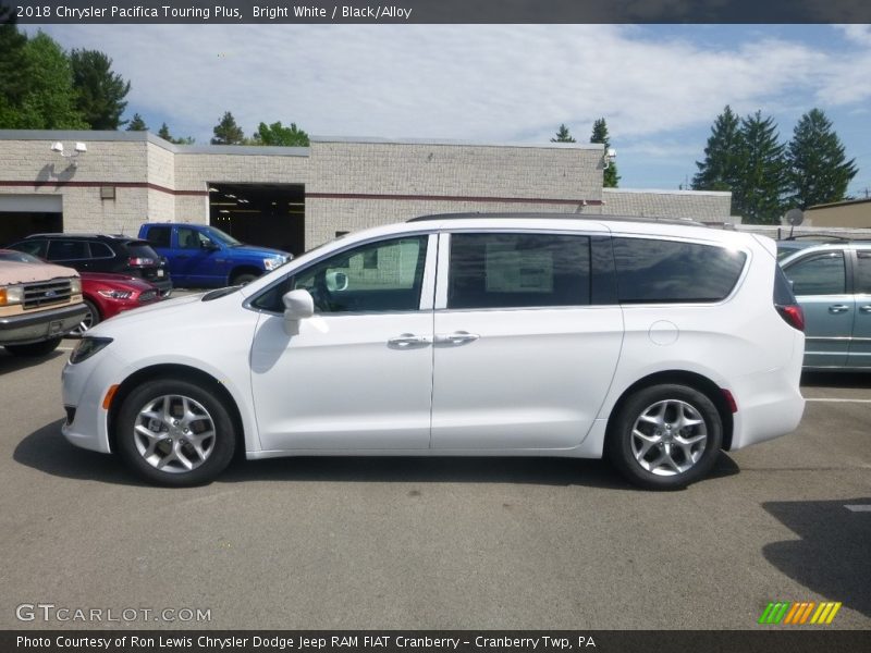 Bright White / Black/Alloy 2018 Chrysler Pacifica Touring Plus