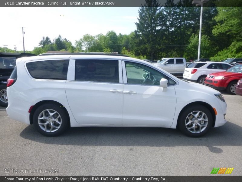 Bright White / Black/Alloy 2018 Chrysler Pacifica Touring Plus