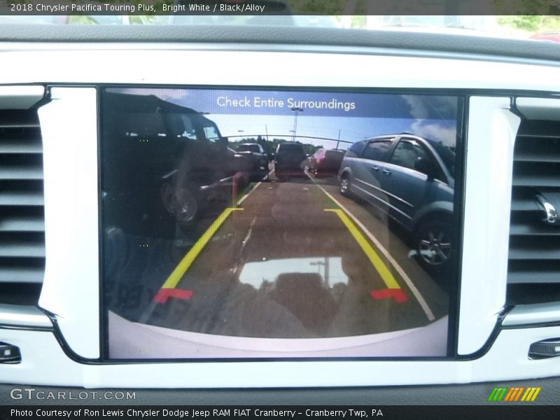 Bright White / Black/Alloy 2018 Chrysler Pacifica Touring Plus