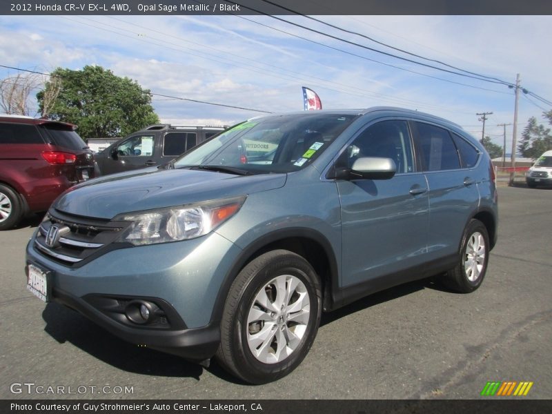 Opal Sage Metallic / Black 2012 Honda CR-V EX-L 4WD