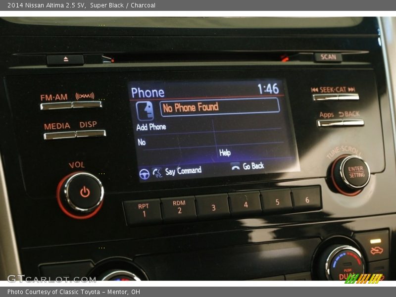 Super Black / Charcoal 2014 Nissan Altima 2.5 SV