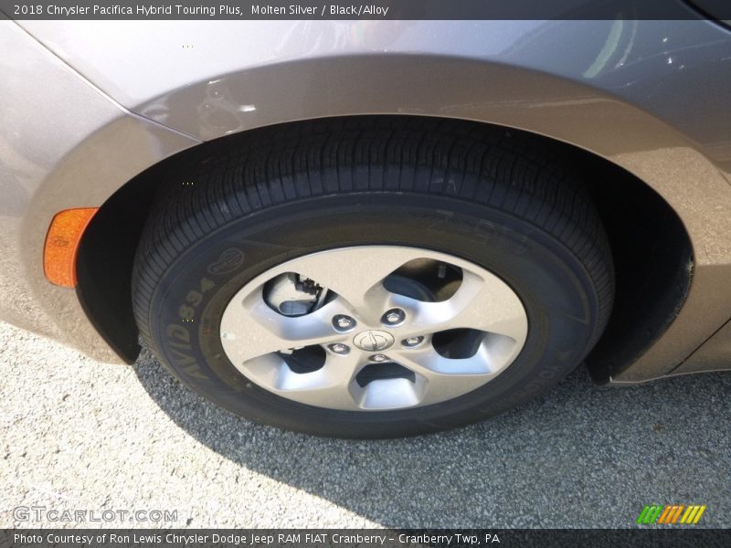 Molten Silver / Black/Alloy 2018 Chrysler Pacifica Hybrid Touring Plus