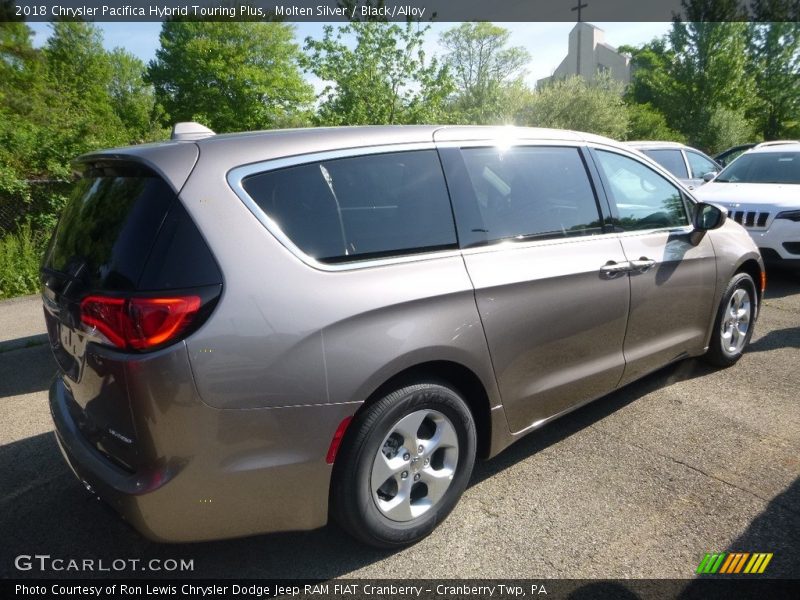 Molten Silver / Black/Alloy 2018 Chrysler Pacifica Hybrid Touring Plus
