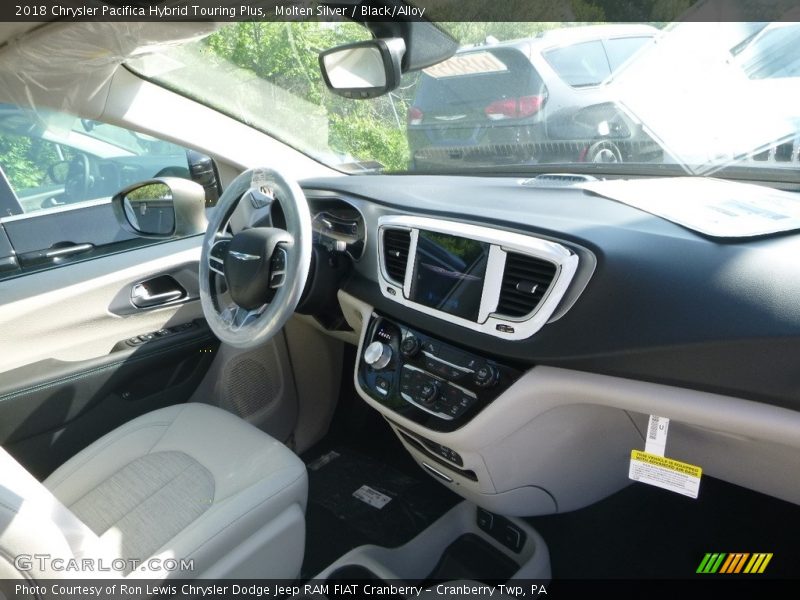 Molten Silver / Black/Alloy 2018 Chrysler Pacifica Hybrid Touring Plus