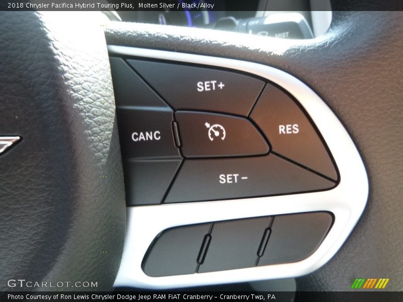 Molten Silver / Black/Alloy 2018 Chrysler Pacifica Hybrid Touring Plus