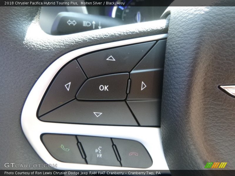 Molten Silver / Black/Alloy 2018 Chrysler Pacifica Hybrid Touring Plus