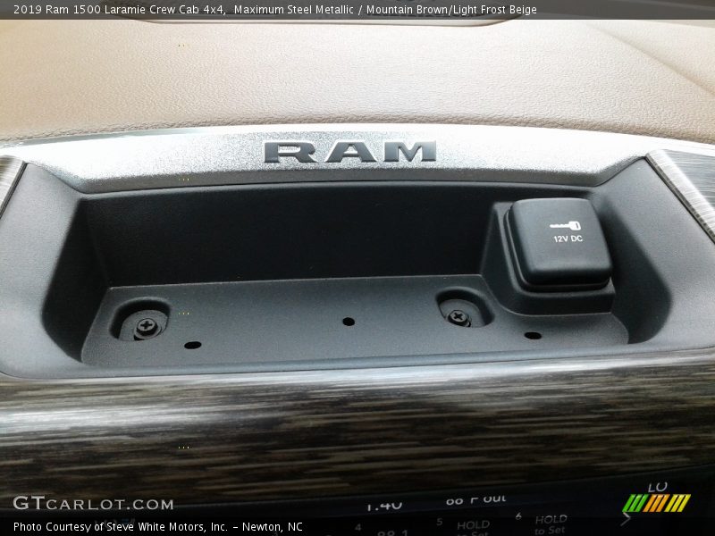 Maximum Steel Metallic / Mountain Brown/Light Frost Beige 2019 Ram 1500 Laramie Crew Cab 4x4
