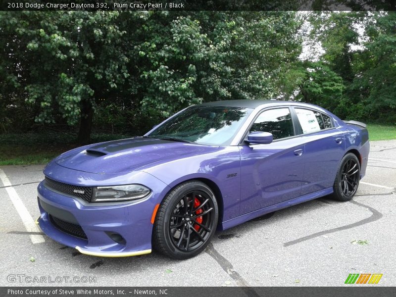 Plum Crazy Pearl / Black 2018 Dodge Charger Daytona 392