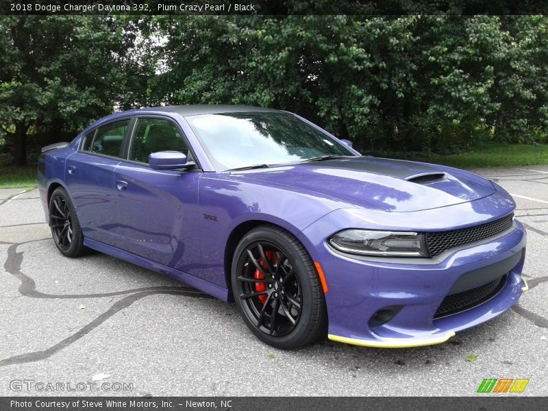 Plum Crazy Pearl / Black 2018 Dodge Charger Daytona 392