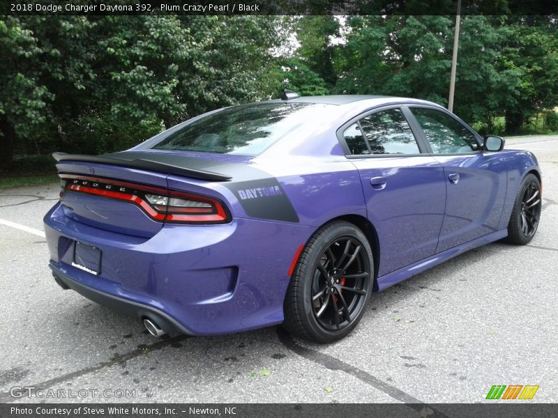 Plum Crazy Pearl / Black 2018 Dodge Charger Daytona 392