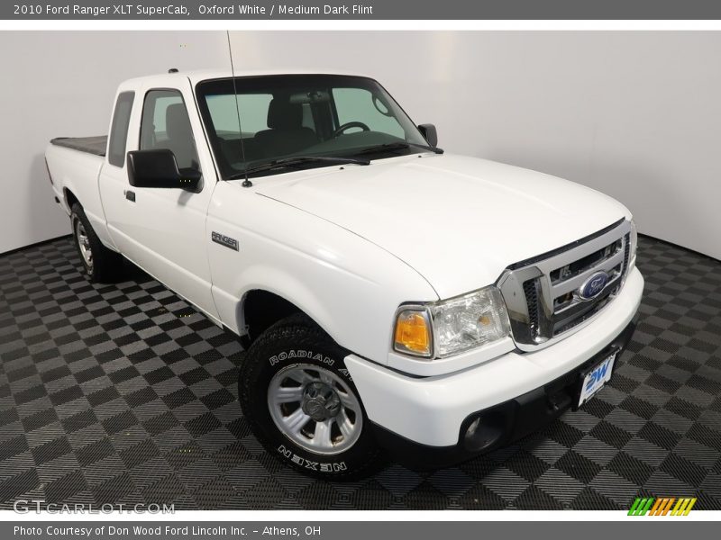 Oxford White / Medium Dark Flint 2010 Ford Ranger XLT SuperCab