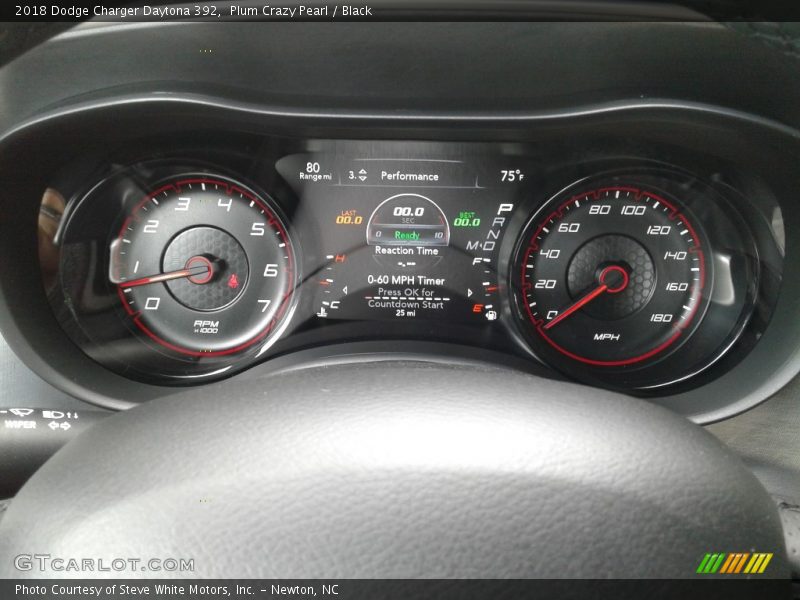 Plum Crazy Pearl / Black 2018 Dodge Charger Daytona 392
