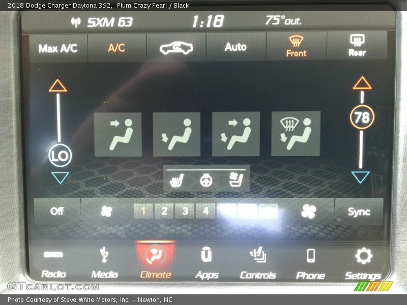 Plum Crazy Pearl / Black 2018 Dodge Charger Daytona 392