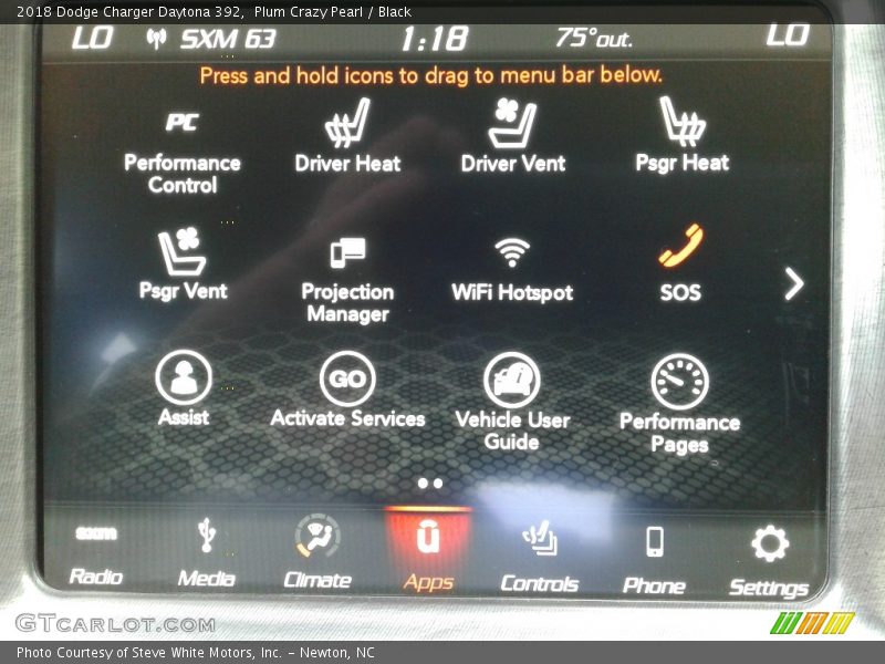 Plum Crazy Pearl / Black 2018 Dodge Charger Daytona 392