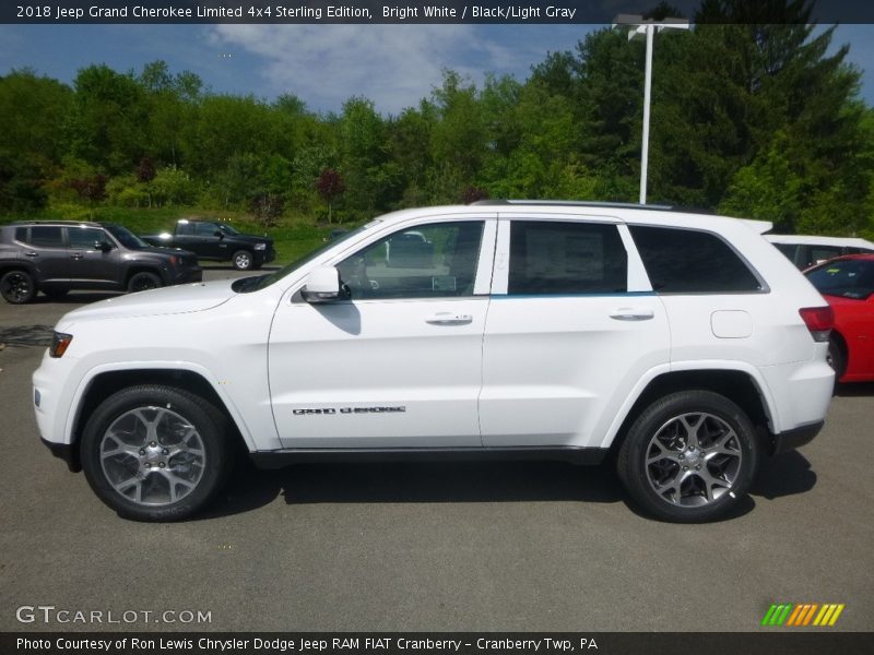 Bright White / Black/Light Gray 2018 Jeep Grand Cherokee Limited 4x4 Sterling Edition